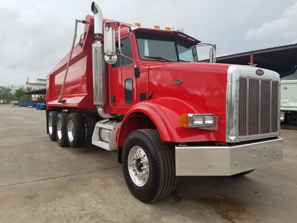 Peterbilt Tri-Axle Dump Truck Mule - Passenger Front Angle 