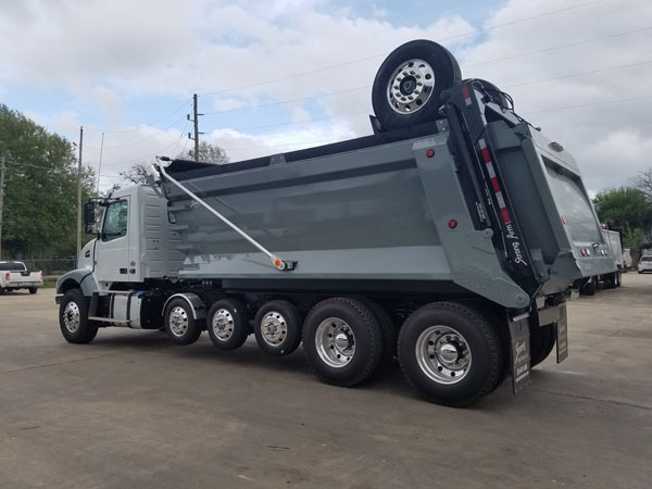 Volvo Super Dump - Driver Rear Angle Axles Up