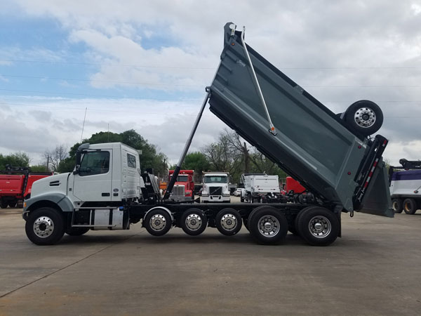 Volvo Super Dump - Driver Side Dump Body Dumping