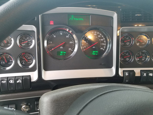 Kenworth Super Dump - Odometer Miles