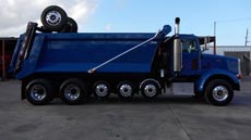 Peterbilt Super Dump Blue - Passenger Side Peterbilt Super Dump Blue - Passenger Side
