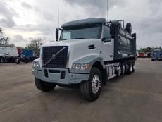 Volvo Super Dump - Driver Front Angle Axles Up Volvo Super Dump - Driver Front Angle Axles Up