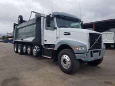 Volvo Super Dump - Passenger Side Front Angle Volvo Super Dump - Passenger Side Front Angle