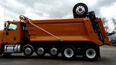 International HX520 Super Dump - Driver Side Axles Up (Dump Body) International HX520 Super Dump - Driver Side Axles Up (Dump Body)