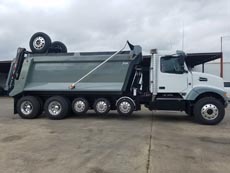 Volvo Super Dump - Passenger Side Axles Up Volvo Super Dump - Passenger Side Axles Up
