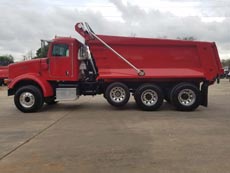 Peterbilt Tri-Axle Dump Truck Mule - Driver Side 