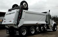 Kenworth T880 Super Dump - Passenger Rear Angle Kenworth T880 Super Dump - Passenger Rear Angle