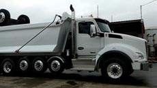 Kenworth T880 Super Dump - Cab Exterior Passenger Side