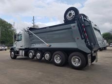 Volvo Super Dump - Driver Rear Angle Axles Up