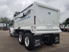 Peterbilt Tandem Strong Box - Driver Rear Angle Peterbilt Tandem Strong Box - Driver Rear Angle