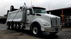 Kenworth T880 Super Dump - Passenger Side Front Angle Kenworth T880 Super Dump - Passenger Side Front Angle