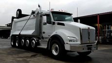 Kenworth T880 Super Dump - Passenger Side Front Angle