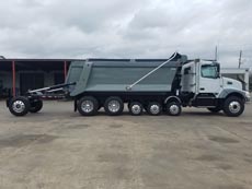 Volvo Super Dump - Passenger Side Axles Down Volvo Super Dump - Passenger Side Axles Down