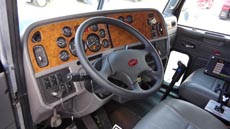 Peterbilt Super Dump Blue - Interior Dash