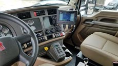 Kenworth T880 Super Dump - Interior IntelliTruck Control Panel Kenworth T880 Super Dump - Interior IntelliTruck Control Panel