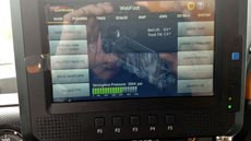 International HX520 Super Dump - Interior, IntelliTruck Control Panel International HX520 Super Dump - Interior, IntelliTruck Control Panel