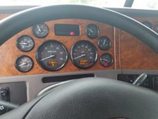 Peterbilt Tri-Axle Dump Truck Mule - Odometer Miles