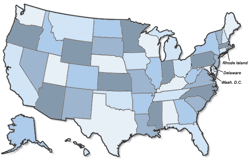 Bridge Law Chart By State